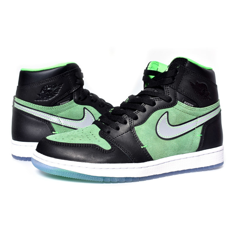 海外限定 日本未発売 Nike ナイキ 白 紫 黒 ホワイト メンズ ウィメンズ 靴 シューズ Nike Air Jordan 1 Hi Zoom Air Rage Green ナイキ エア ジョーダン 1 ハイ ズームエアー スニーカー レイジグリーン 緑 Ck6637 002 商品番号 Ck6637 002 メーカー希望小売価格